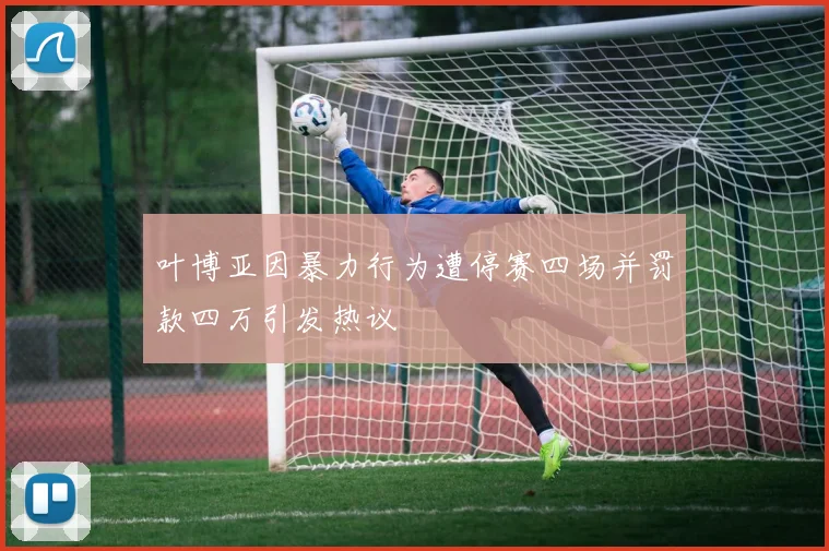 叶博亚因暴力行为遭停赛四场并罚款四万引发热议