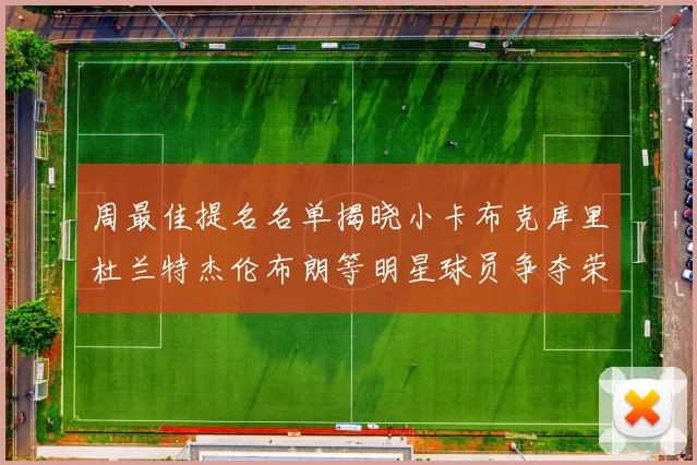 周最佳提名名单揭晓小卡布克库里杜兰特杰伦布朗等明星球员争夺荣誉